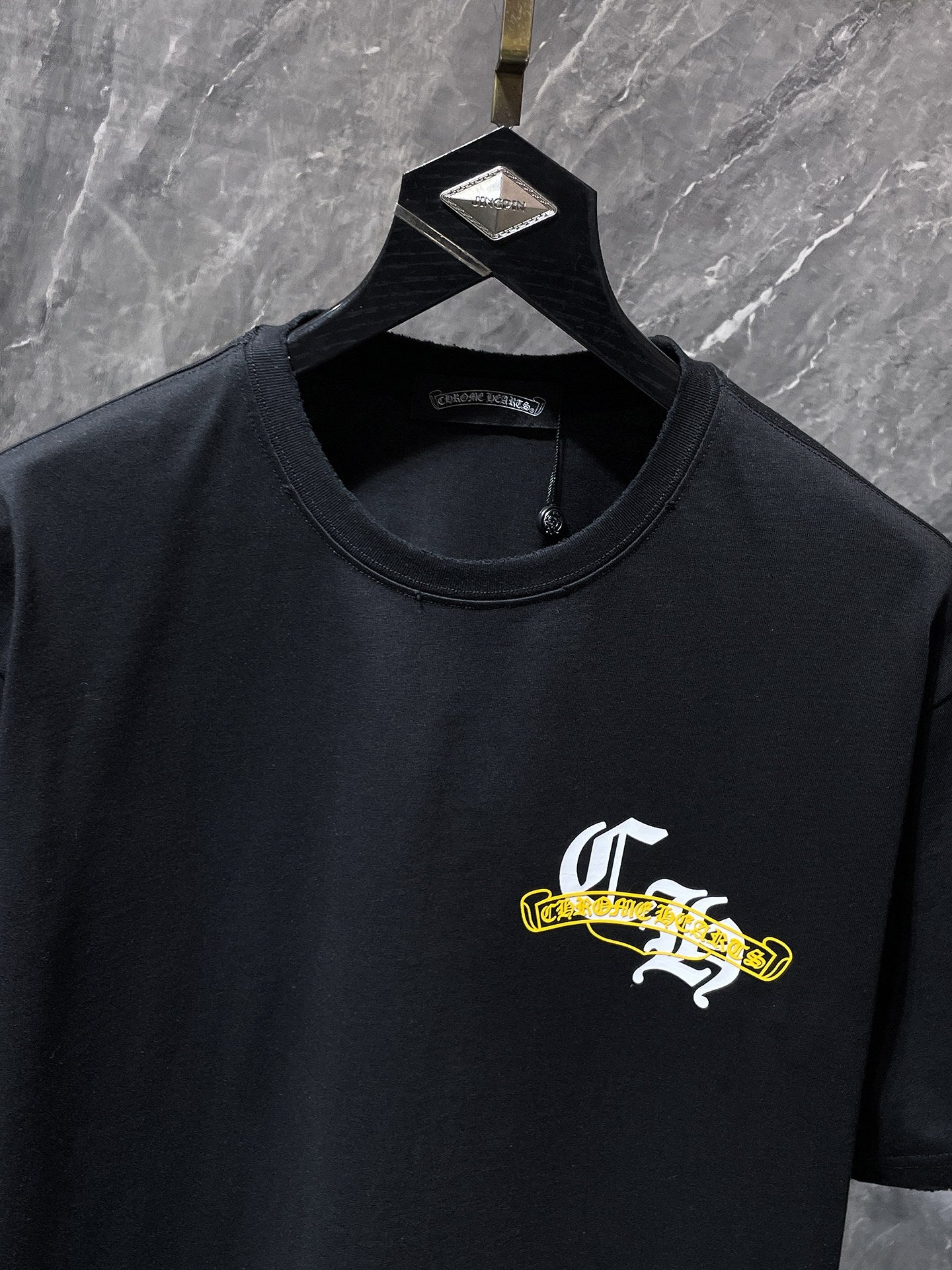 White Icon Grid Black T-Shirt™