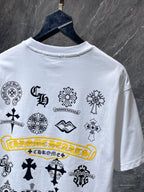 Black Icon Grid White T-Shirt™