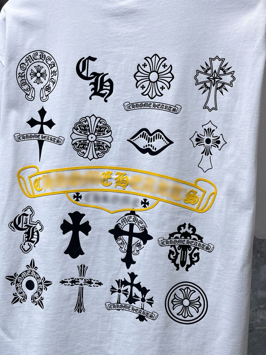 Black Icon Grid White T-Shirt™