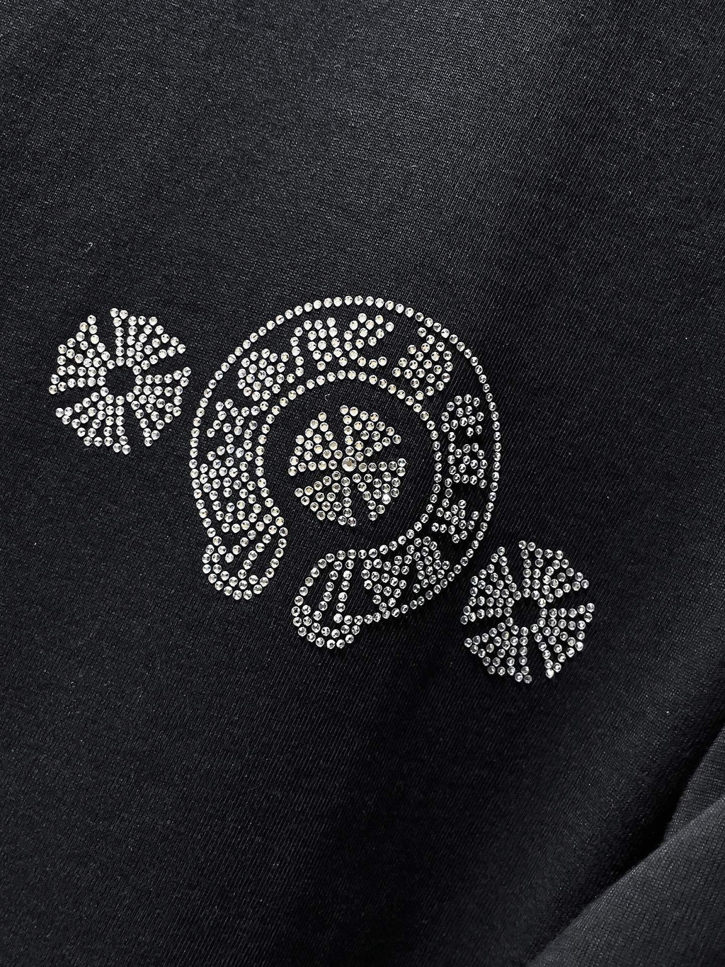 Crystal Cross Logo Black T-Shirt™