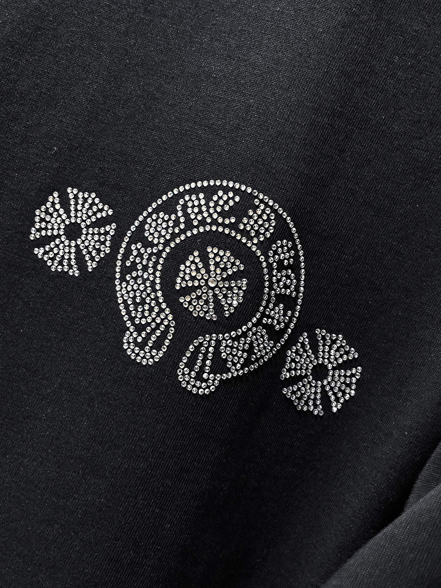 Crystal Cross Logo Black T-Shirt™