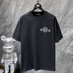 Crystal Cross Logo Black T-Shirt™