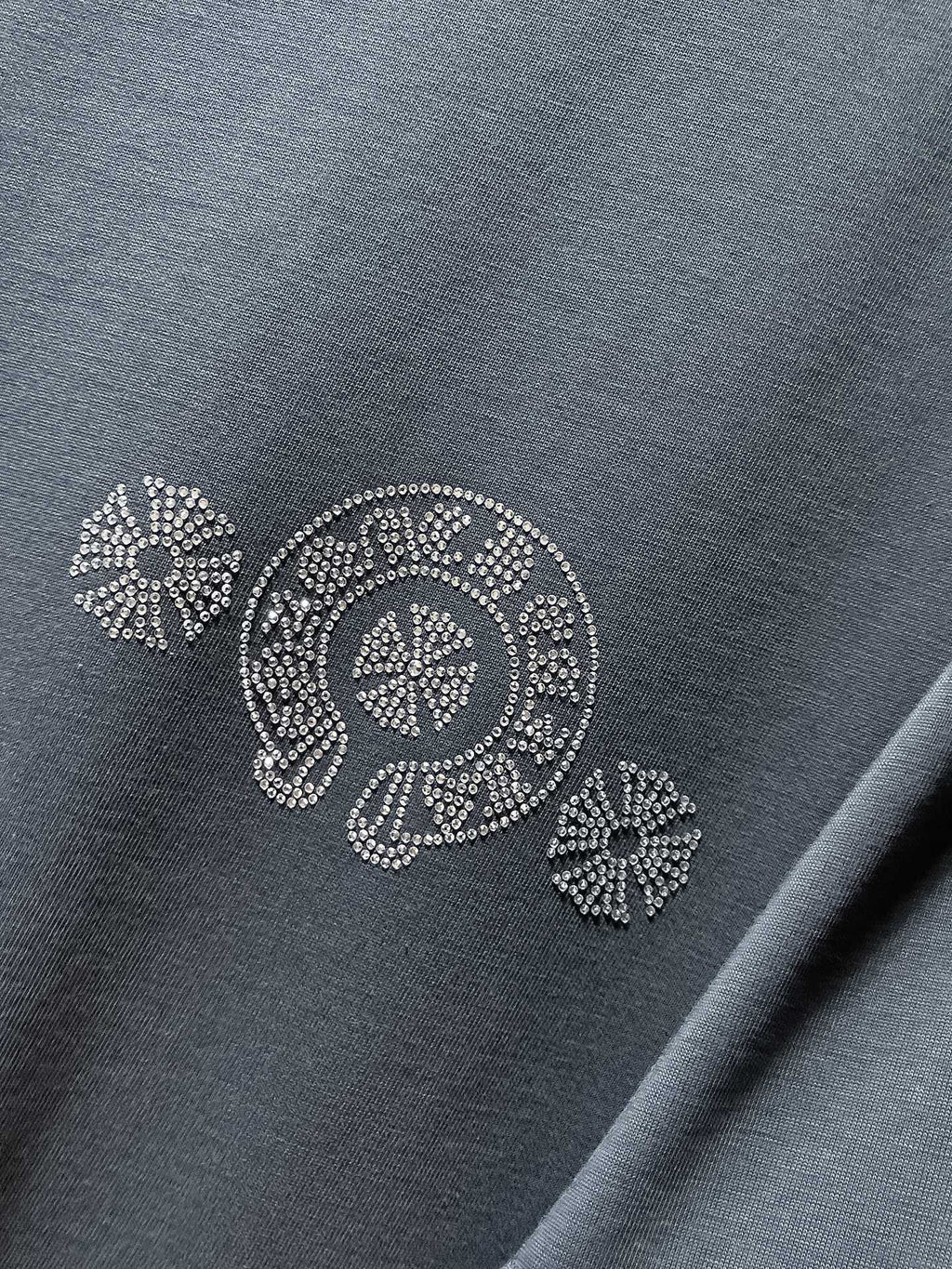 Crystal Cross Logo Grey T-Shirt™