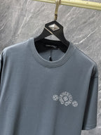 Crystal Cross Logo Grey T-Shirt™
