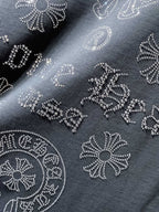 Crystal Cross Logo Grey T-Shirt™