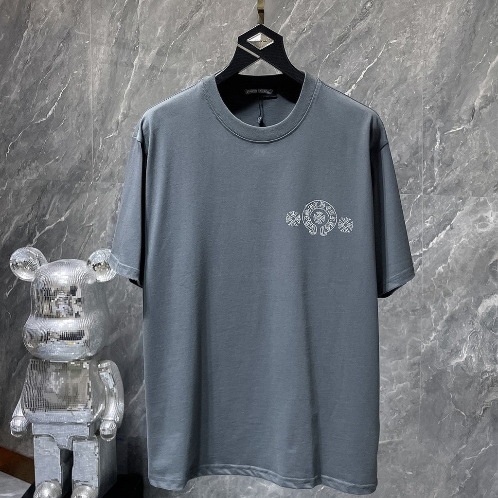 Crystal Cross Logo Grey T-Shirt™