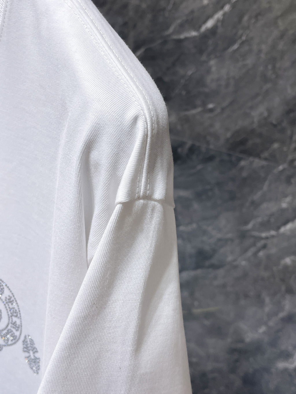 Crystal Cross Logo White T-Shirt™