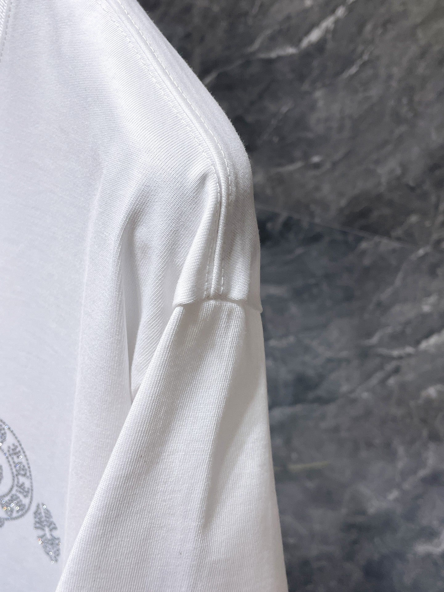 Crystal Cross Logo White T-Shirt™