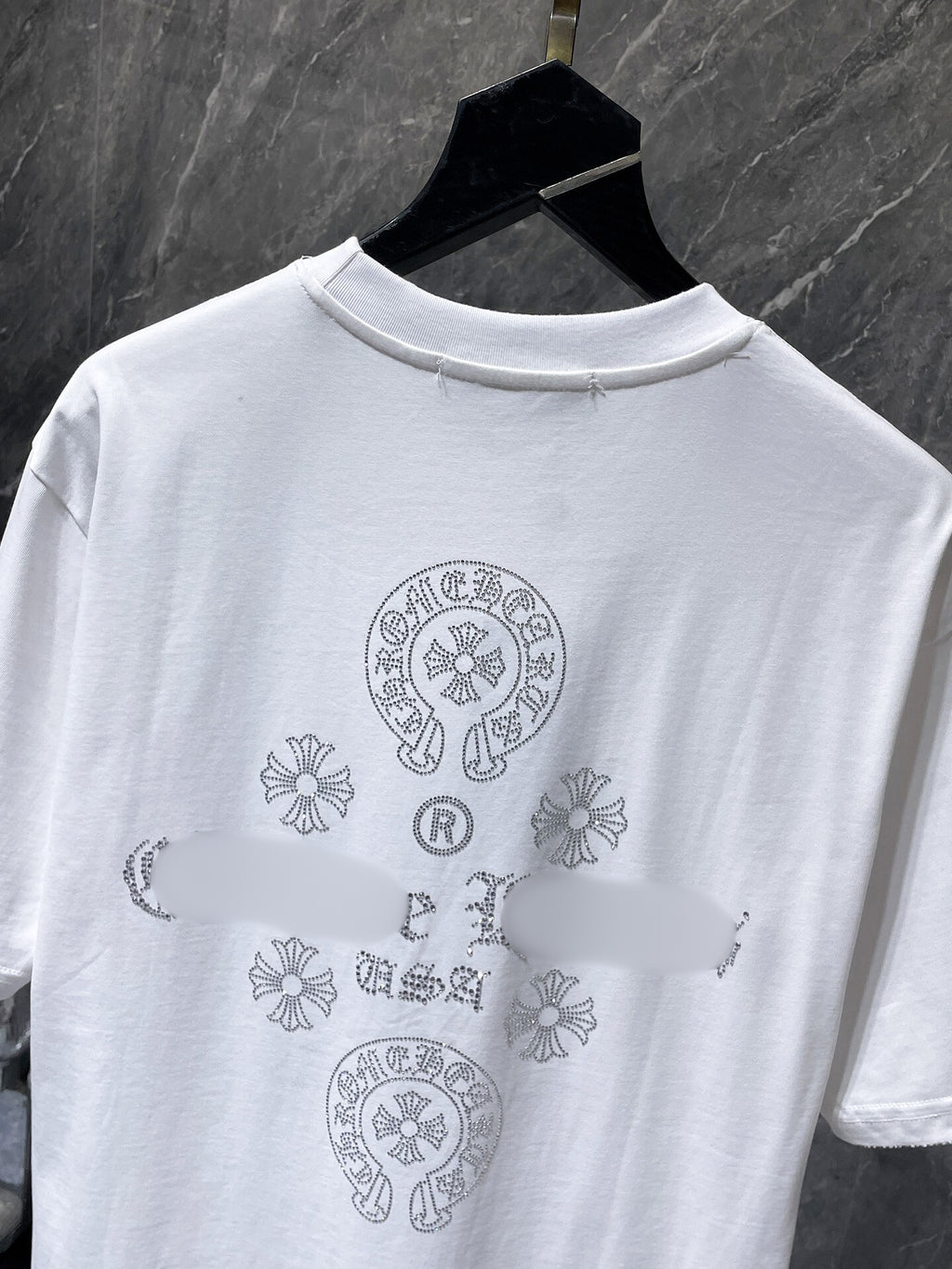 Crystal Cross Logo White T-Shirt™
