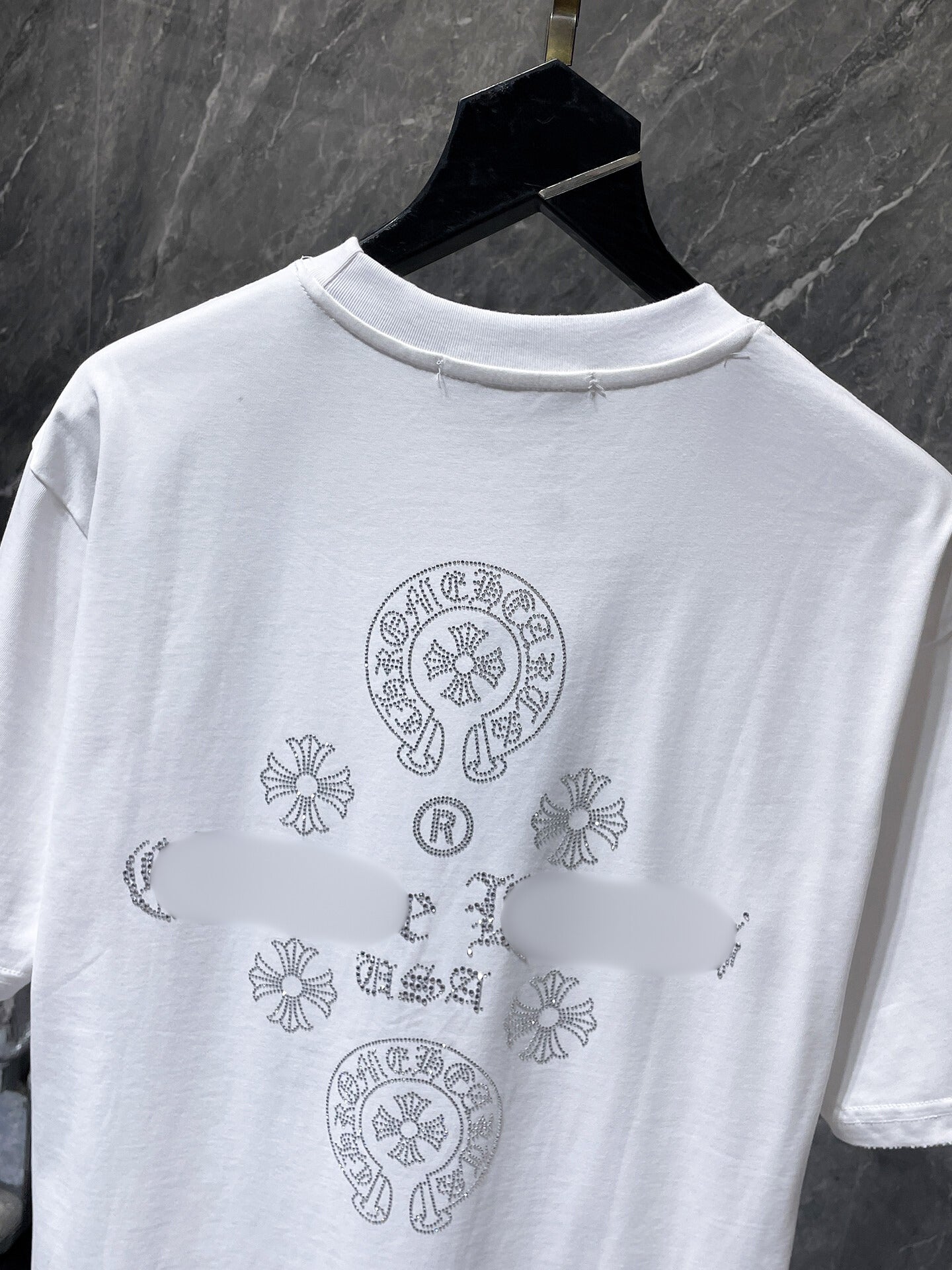 Crystal Cross Logo White T-Shirt™
