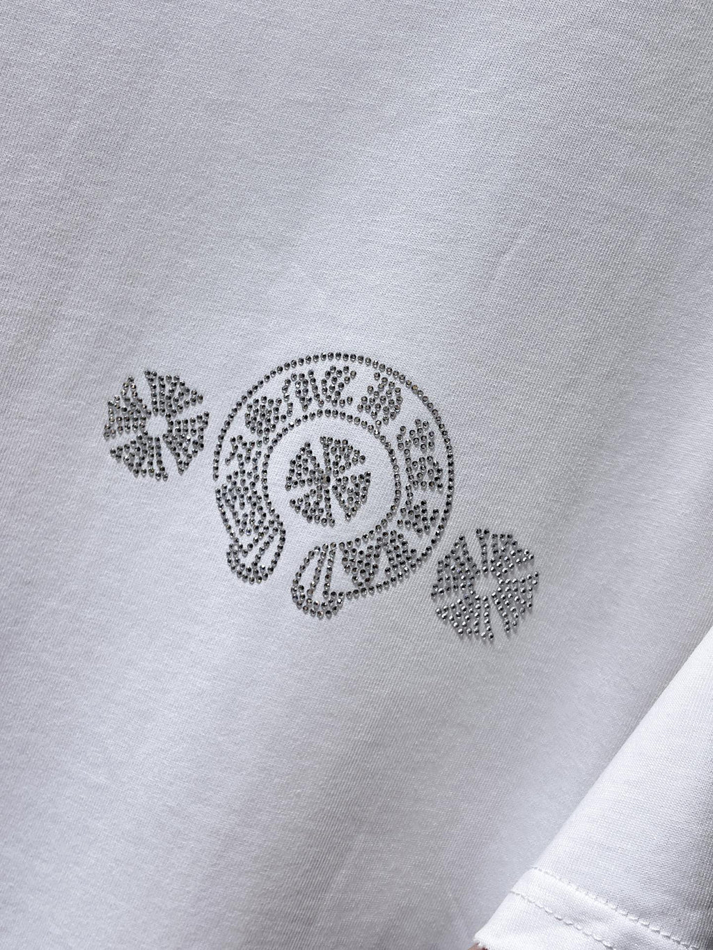 Crystal Cross Logo White T-Shirt™