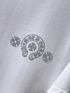 Crystal Cross Logo White T-Shirt™
