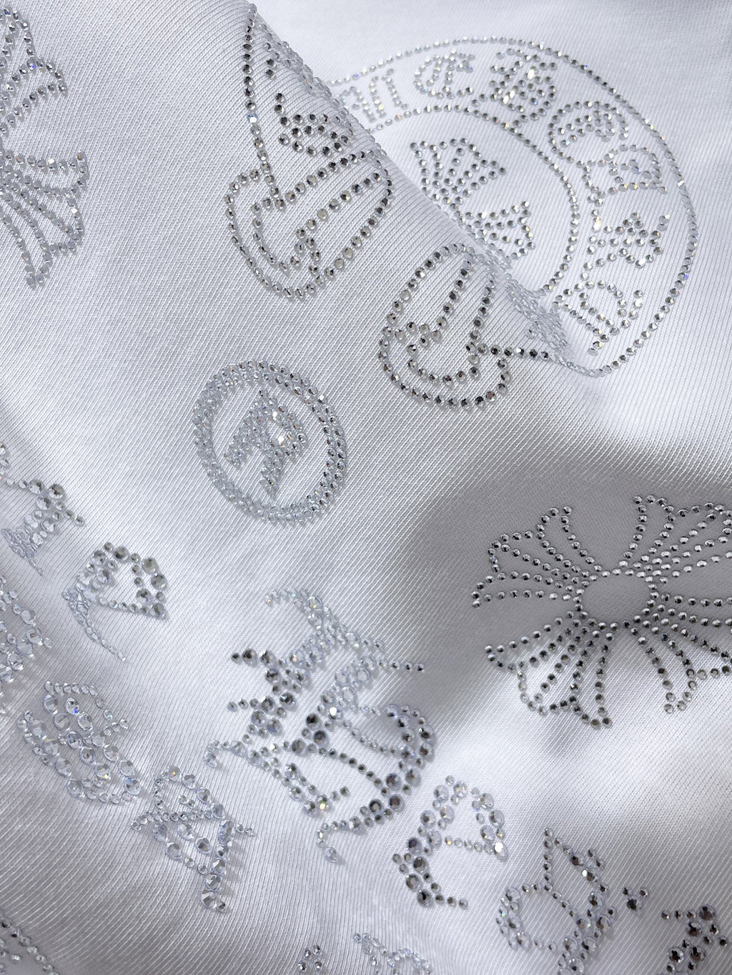 Crystal Cross Logo White T-Shirt™