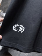 Rhinestone Cross Graphic Black T-Shirt™