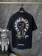 Paint Smear Horseshoe Black T-Shirt™