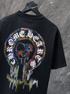 Paint Smear Horseshoe Black T-Shirt™
