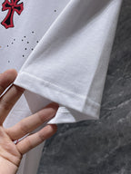 Paint Splatter Cross White T-Shirt™