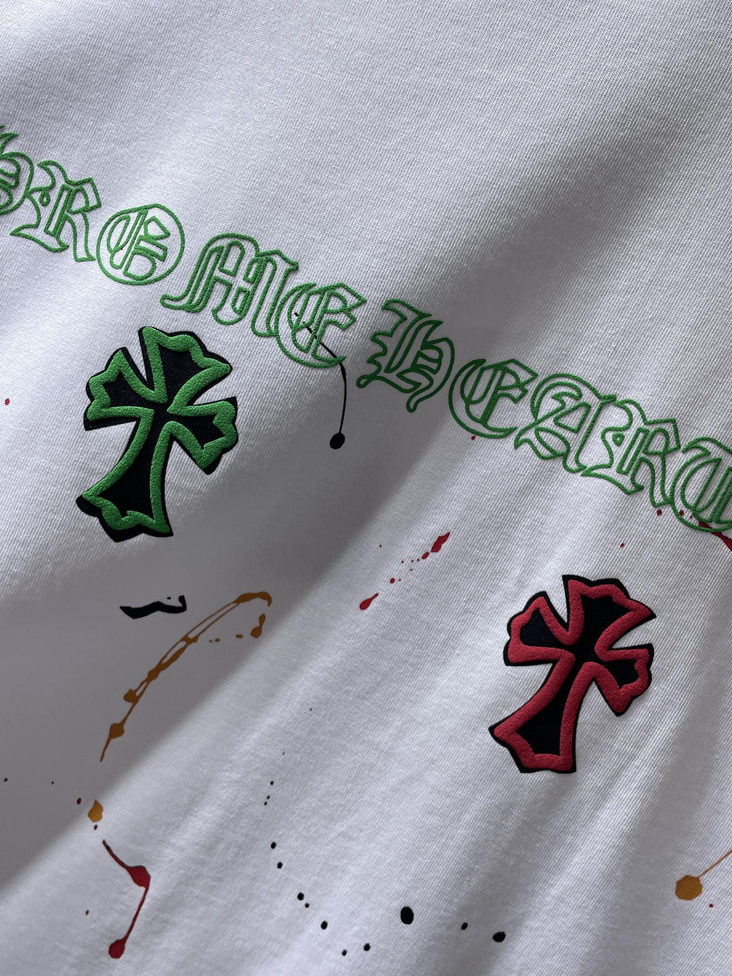 Paint Splatter Cross White T-Shirt™