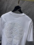 Textured Horseshoe White T-Shirt™