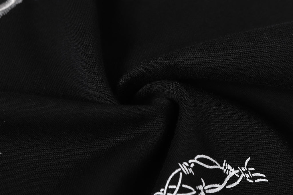 Painted Triple Cross Graphic Black T-Shirt™