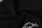 Painted Triple Cross Graphic Black T-Shirt™