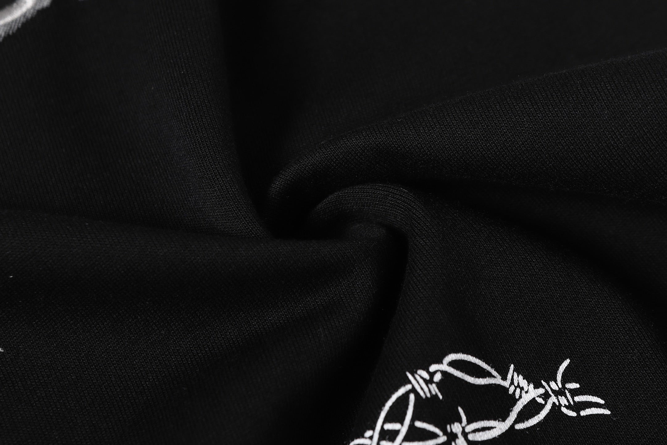 Painted Triple Cross Graphic Black T-Shirt™