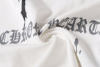 Painted Triple Cross Graphic White T-Shirt™