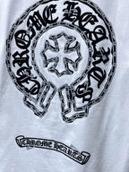Chain Link Horseshoe White T-Shirt™