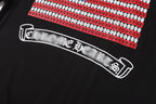 USA Flag Graphic Black T-Shirt™