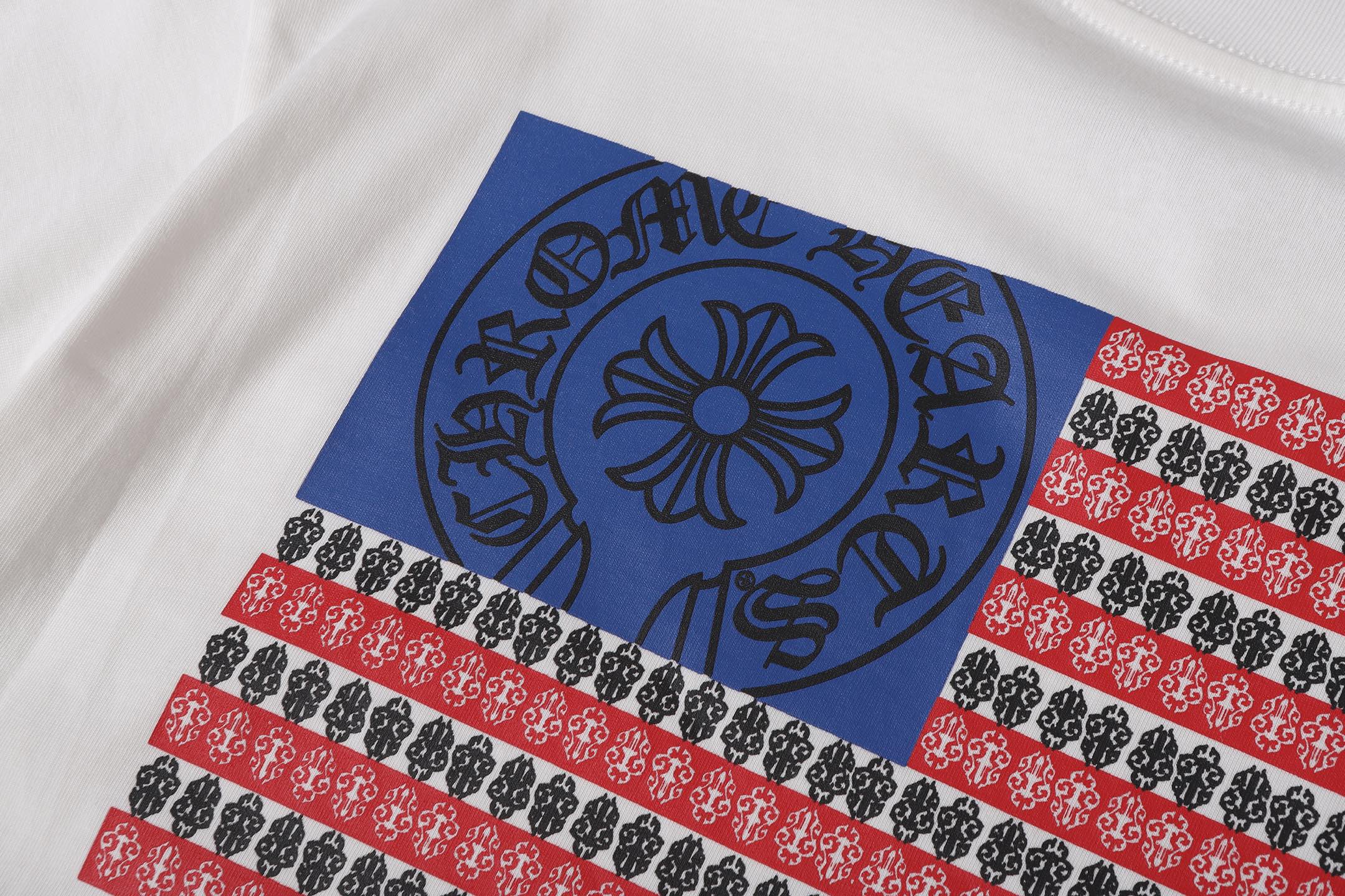 USA Flag Graphic White T-Shirt™