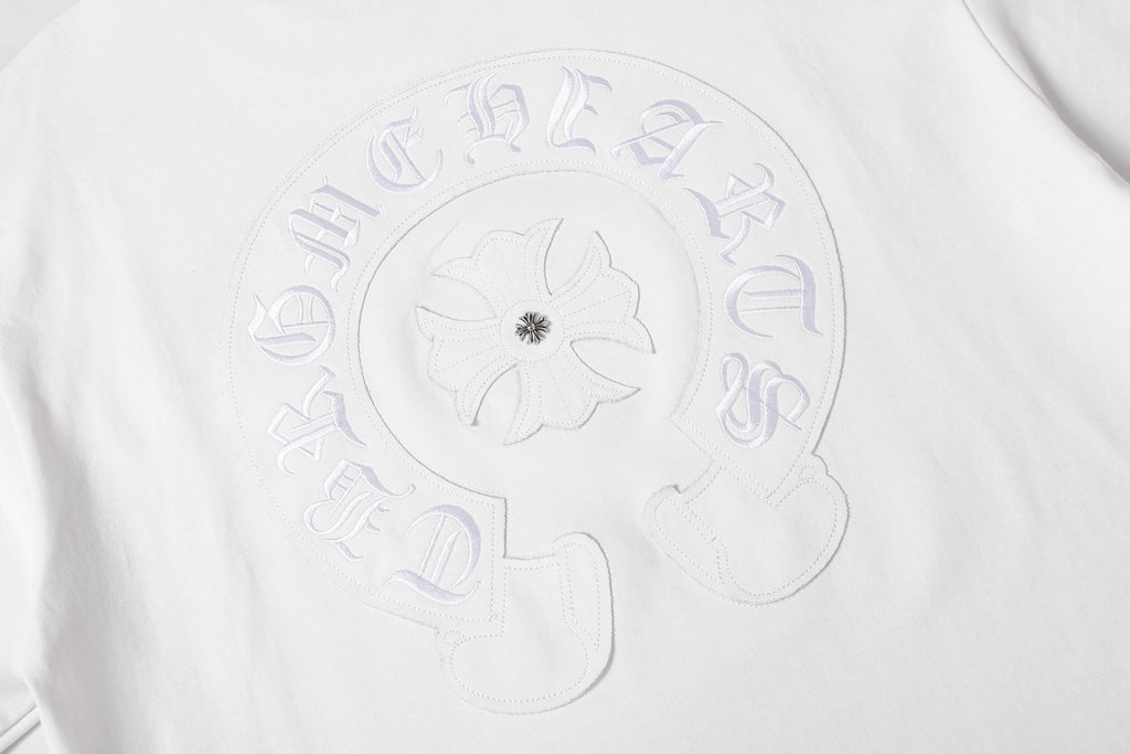 Tonal Horseshoe White T-Shirt™