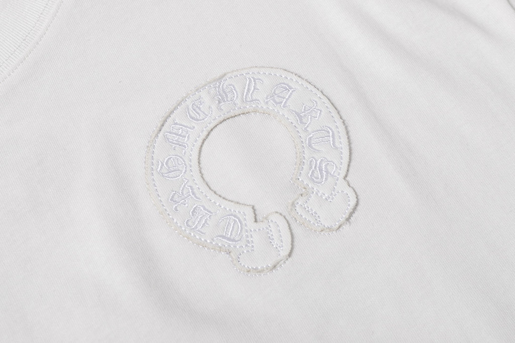 Tonal Horseshoe White T-Shirt™