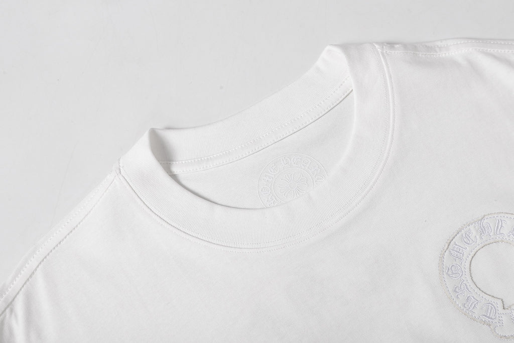 Tonal Horseshoe White T-Shirt™