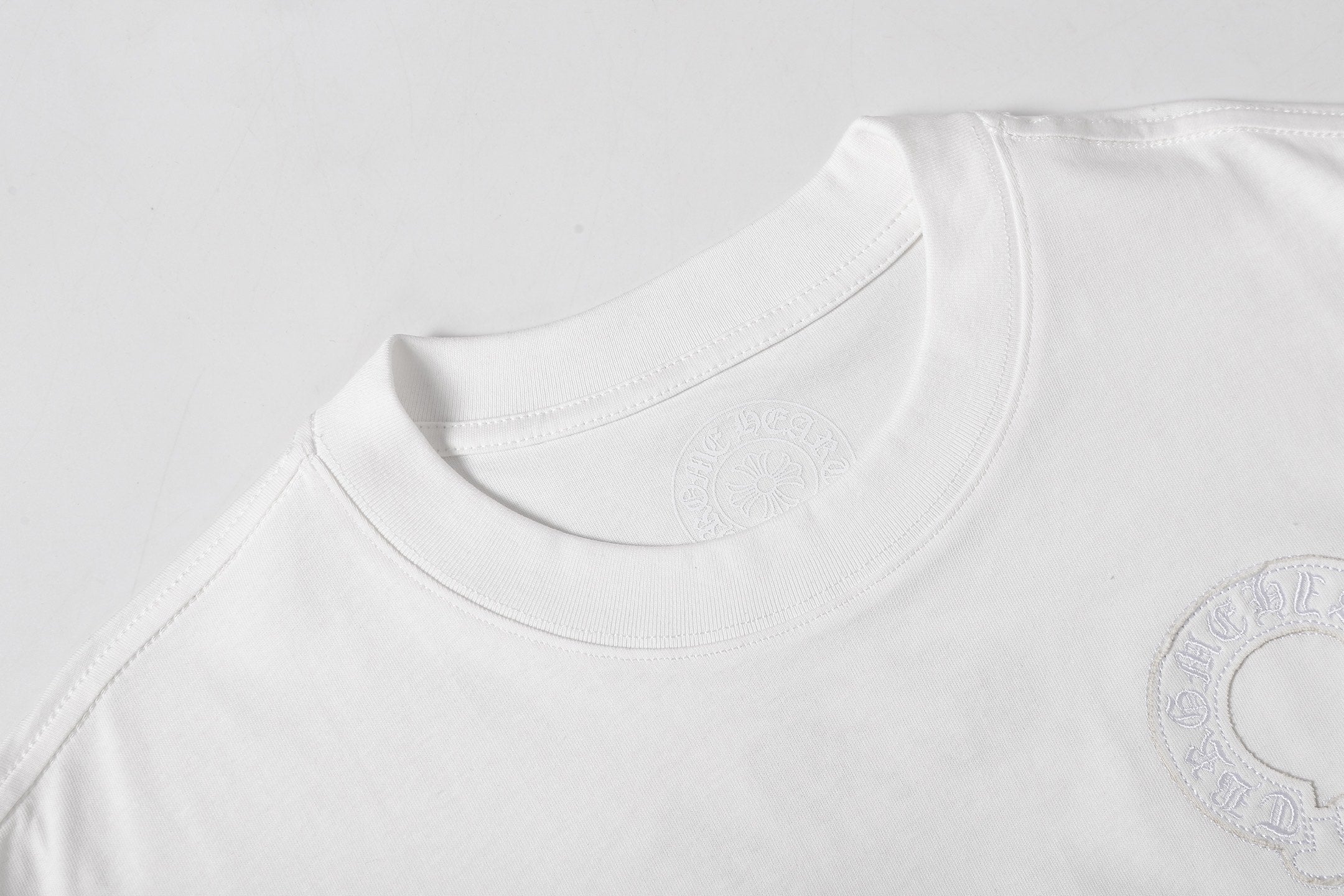 Tonal Horseshoe White T-Shirt™