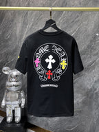 Multicolor Cross Horseshoe Black T-Shirt™