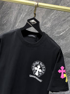 Multicolor Cross Horseshoe Black T-Shirt™