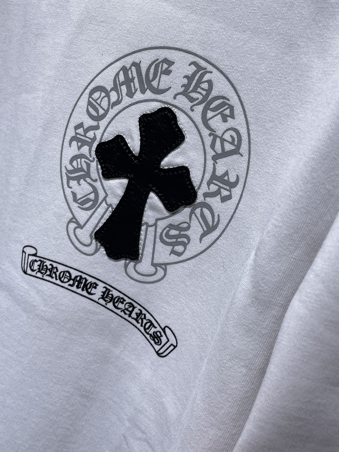 Multicolor Cross Horseshoe White T-Shirt™