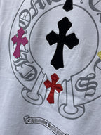 Multicolor Cross Horseshoe White T-Shirt™