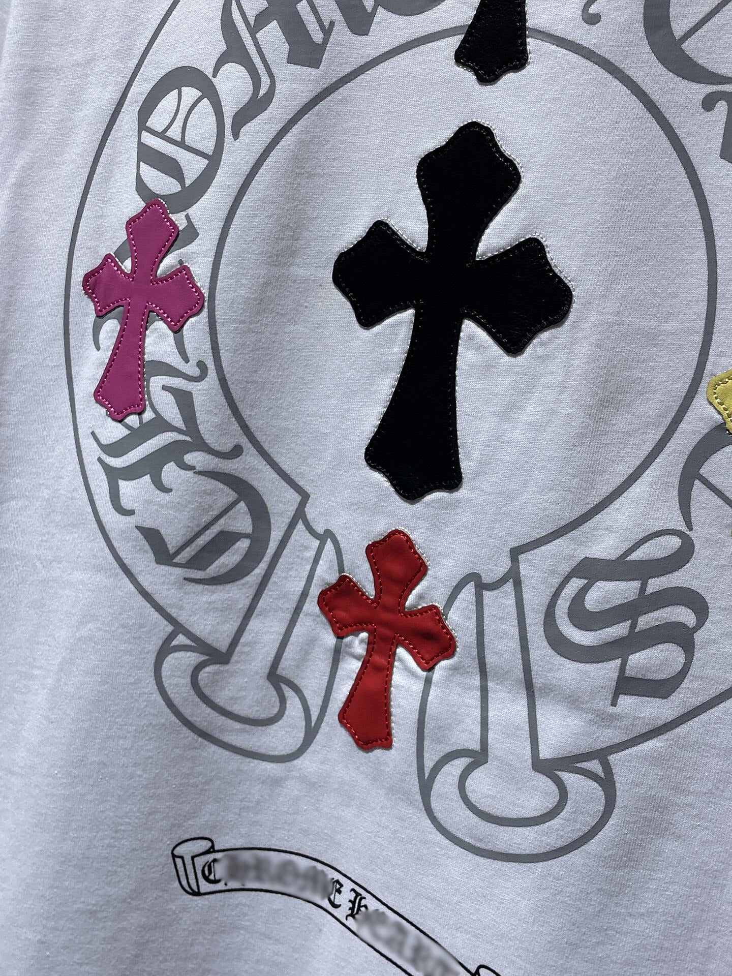 Multicolor Cross Horseshoe White T-Shirt™