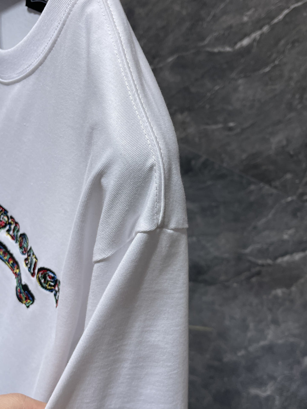 Multicolor Cross Cluster White T-Shirt™