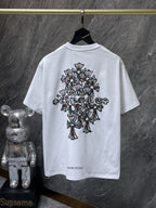 Multicolor Cross Cluster White T-Shirt™