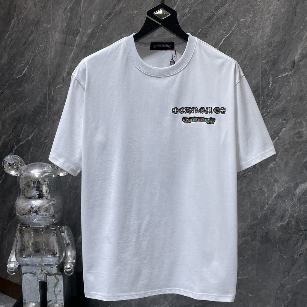 Multicolor Cross Cluster White T-Shirt™