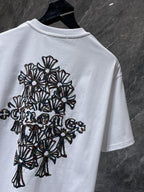 Multicolor Cross Cluster White T-Shirt™