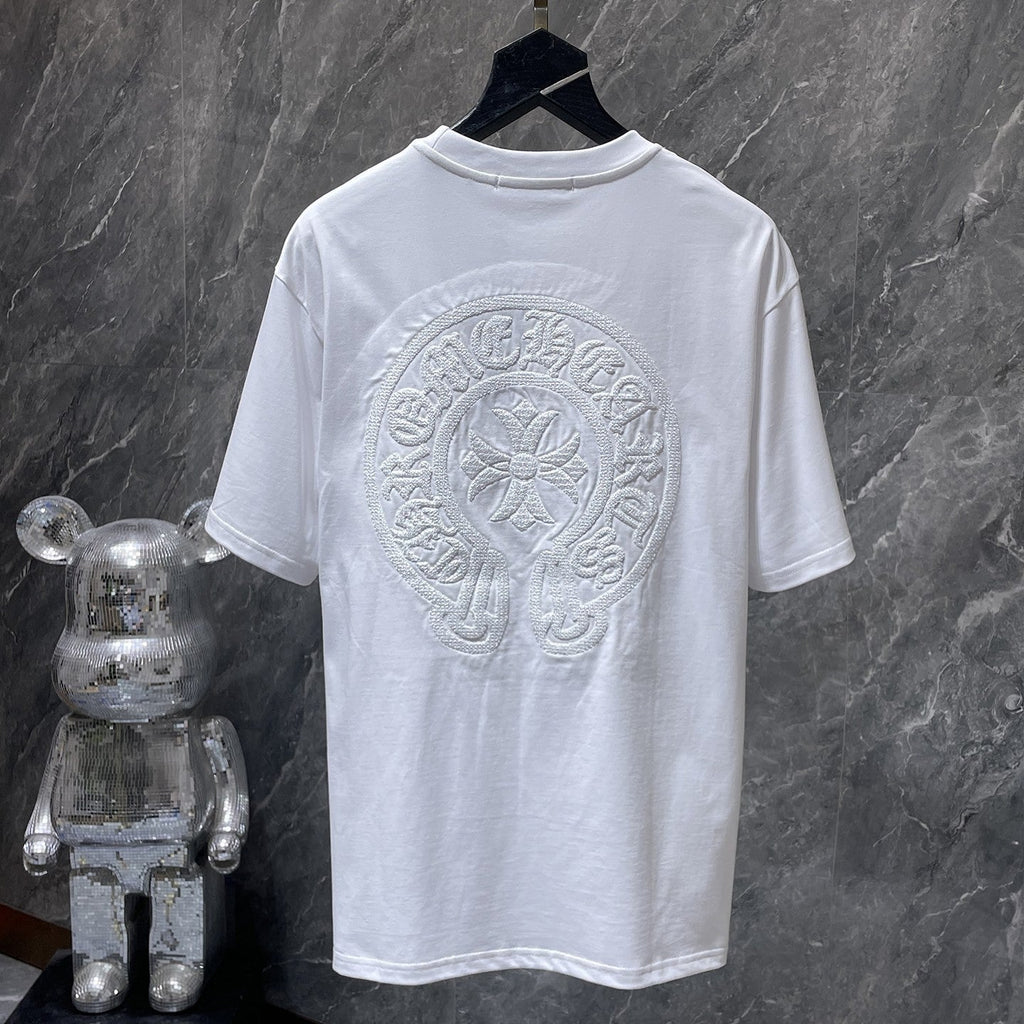 Textured Horseshoe White T-Shirt™