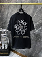 Horseshoe Logo Studded Black T-Shirt™