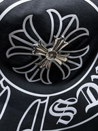 Horseshoe Logo Studded Black T-Shirt™