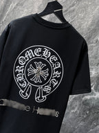 Horseshoe Logo Studded Black T-Shirt™