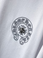 Horseshoe Logo Studded White T-Shirt™