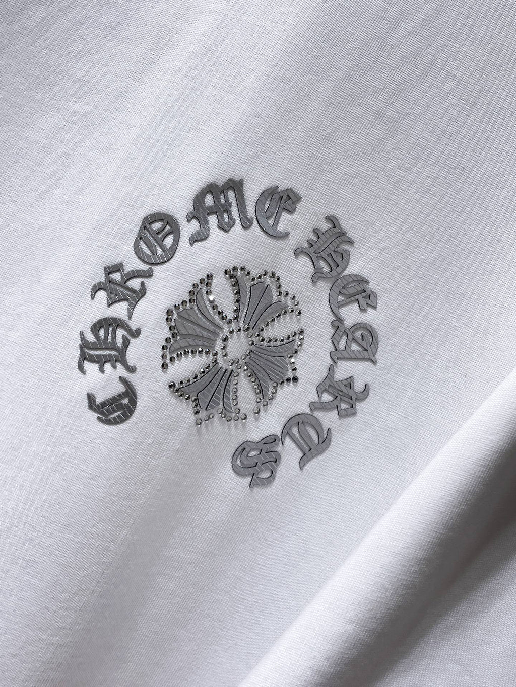 Dotted Horseshoe Cross White T-Shirt™
