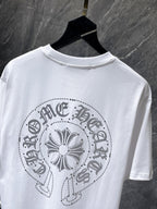 Dotted Horseshoe Cross White T-Shirt™